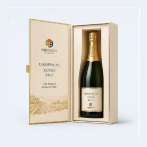 Custom Champagne Rigid Boxes