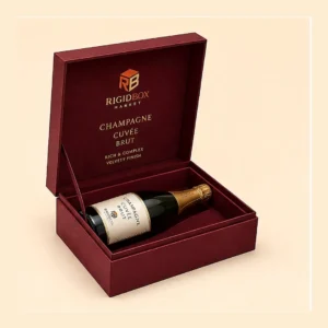 Custom Champagne Rigid Boxes