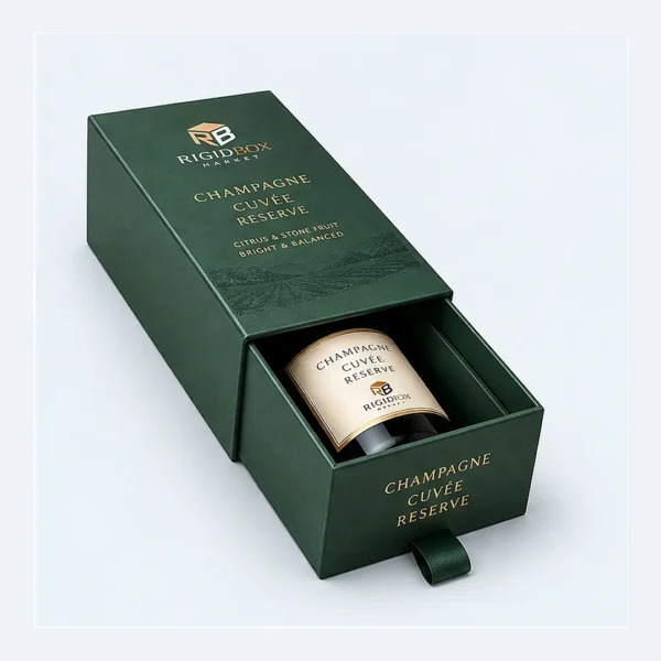Custom Champagne Rigid Boxes