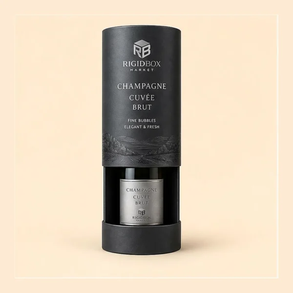 Custom Champagne Rigid Boxes