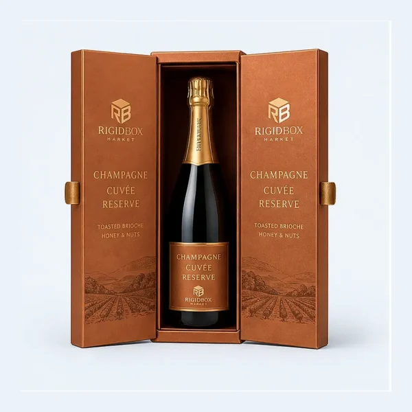 Custom Champagne Rigid Boxes