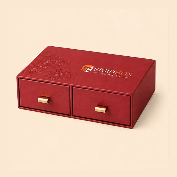 Custom Dual Compartment Drawer Boxes