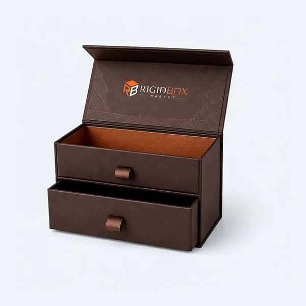 Custom Dual Compartment Drawer Boxes