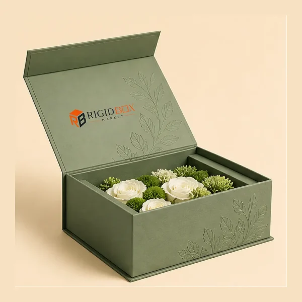 Custom Flower Rigid Boxes