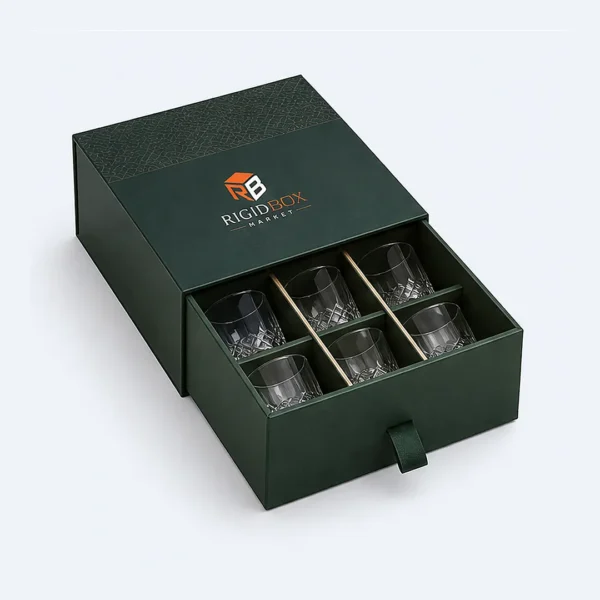 Custom Glassware Rigid Boxes
