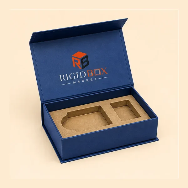 Custom Rigid Boxes with Cardboard Inserts