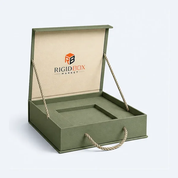 Custom Rigid Boxes with Handle
