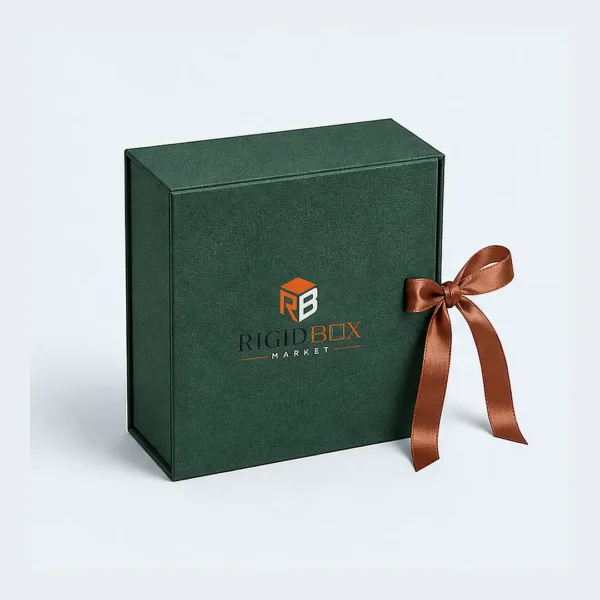Custom Rigid Boxes with Ribbon Closure