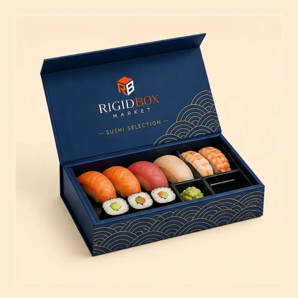 Custom Sushi Rigid Boxes