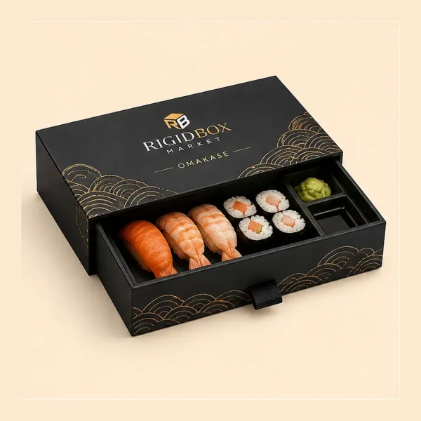 Custom Sushi Rigid Boxes