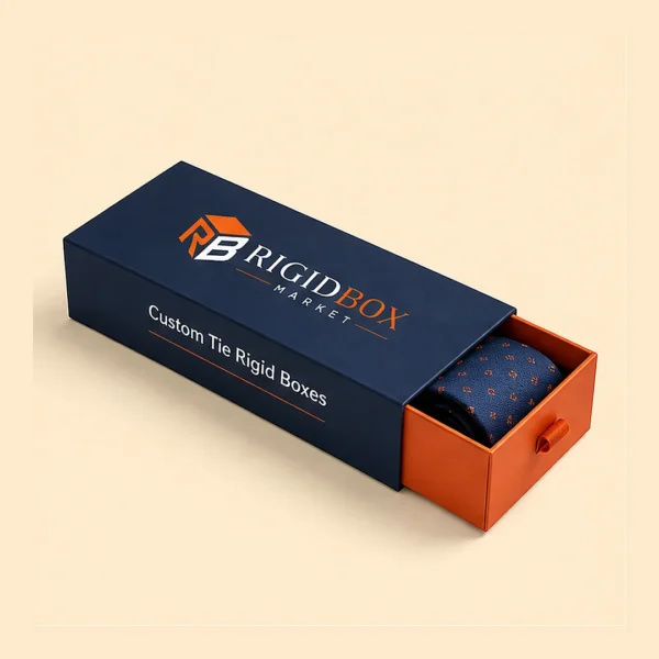 Custom Tie Rigid Boxes